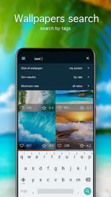 Ocean Wallpapers 4K (Sea) android App screenshot 3