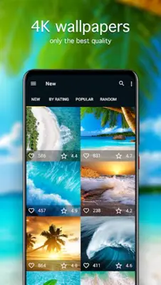 Ocean Wallpapers 4K (Sea) android App screenshot 4